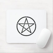 Wiccan Pentacle (Pentagram) Muismat (Met muis)