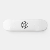 Wiccan Pentacle (Pentagram) Persoonlijk Skateboard (Horizontaal)