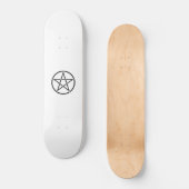 Wiccan Pentacle (Pentagram) Persoonlijk Skateboard (Voorkant)
