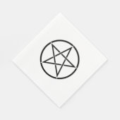Wiccan Pentacle (Pentagram) Servet (Hoek)