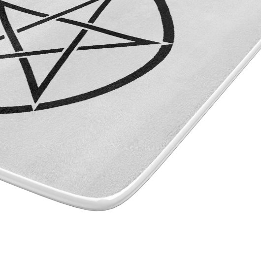 Wiccan Pentacle (Pentagram) Snijplank (Hoek)