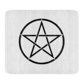 Wiccan Pentacle (Pentagram) Snijplank (Voorkant)