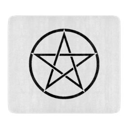 Wiccan Pentacle (Pentagram) Snijplank