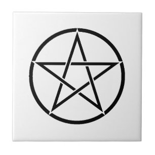 Wiccan Pentacle (Pentagram) Tegeltje