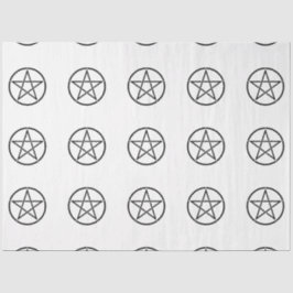 Wiccan Pentacle (Pentagram) Tissuepapier