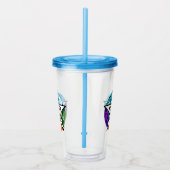 Wiccan pentagram acryl drinkbeker (Rechts)