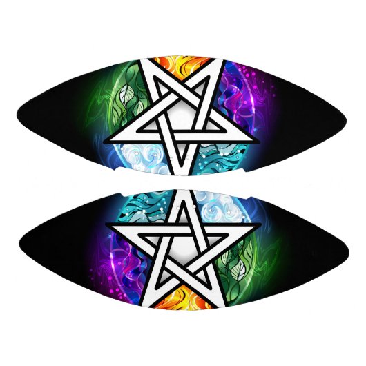 Wiccan pentagram american football (Panelen)