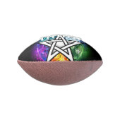 Wiccan pentagram american football (Gedraaid 90)