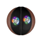 Wiccan pentagram basketbal (Verticaal)
