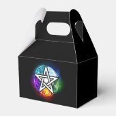 Wiccan pentagram bedankdoosjes (Voorkant Zijde)