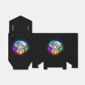 Wiccan pentagram bedankdoosjes (Uitgevouwen)