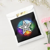 Wiccan pentagram bedankzakje (Gezegeld)