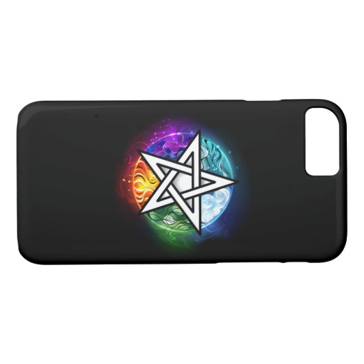 Wiccan pentagram Case-Mate iPhone case (Achterkant (Horizontaal))