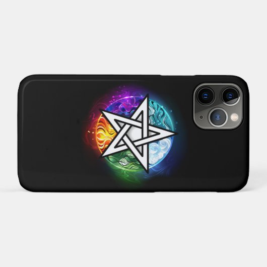 Wiccan pentagram Case-Mate iPhone case (Achterkant (horizontaal))