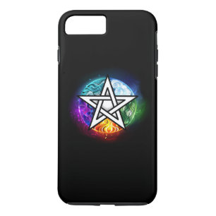 Wiccan pentagram iPhone 8/7 plus hoesje