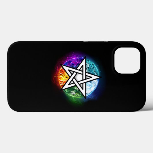 Wiccan pentagram Case-Mate iPhone case (Achterkant (horizontaal))