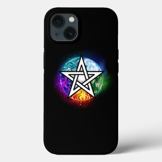 Wiccan pentagram Case-Mate iPhone case (Achterkant)