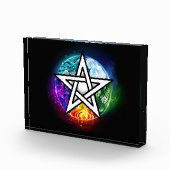 Wiccan pentagram fotoblokken (Rechts)
