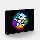 Wiccan pentagram fotoblokken (Links)