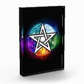 Wiccan pentagram fotoblokken (Links)
