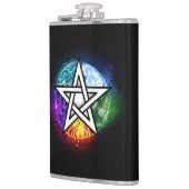 Wiccan pentagram heupfles (Links)