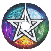 Wiccan pentagram kerstboom rok (Voorkant)