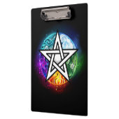 Wiccan pentagram klembord (Links)