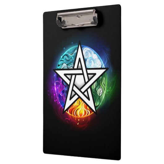 Wiccan pentagram klembord (Links)