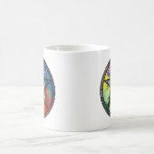 Wiccan Pentagram Koffiemok (Center)