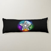 Wiccan pentagram lichaamskussen (Achterkant)