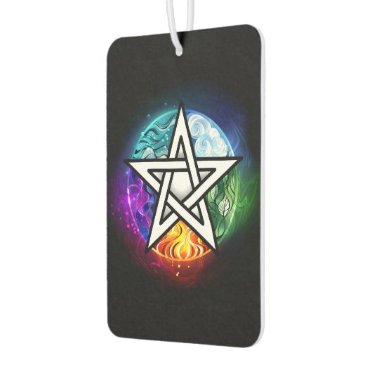 Wiccan pentagram luchtverfrisser (Links)