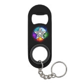 Wiccan pentagram mini flessenopener (Achterkant)