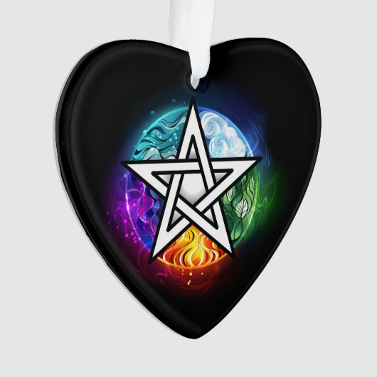 Wiccan pentagram ornament (voorkant)