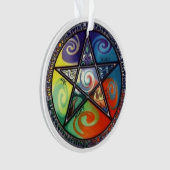 Wiccan Pentagram Ornament (voorkant)