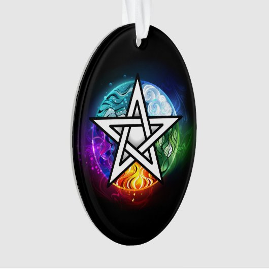 Wiccan pentagram ornament (voorkant)