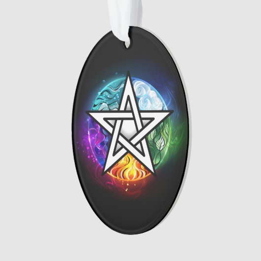 Wiccan pentagram ornament (voorkant)