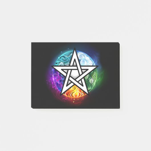Wiccan pentagram post-it® notes (Voorkant)
