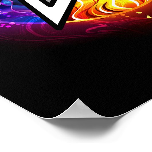 Wiccan pentagram poster (Hoek)