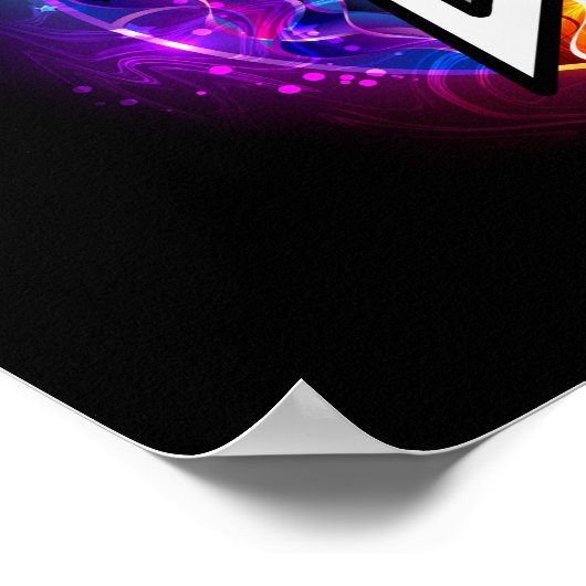 Wiccan pentagram poster (Hoek)