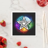 Wiccan pentagram servet (Insitu)