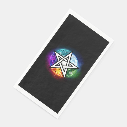 Wiccan pentagram servet (Hoek)