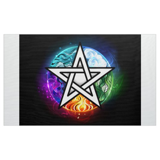 Wiccan pentagram stof (Yard (91,4 cm))