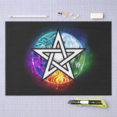 Wiccan pentagram tissuepapier (Craft)