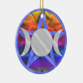 Wiccan Pentagram Triple Goddess Ornament (Rechts)