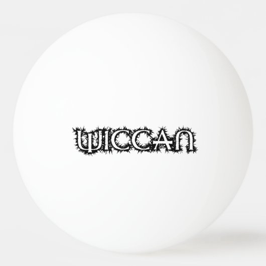Wiccan Pingpongbal (Voorkant)
