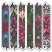 Wiccan Poinsettia Washi Tape Planner Stickers (Voorkant)