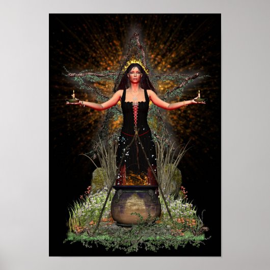 Wiccan Poster - Spellwever III [A3] (Voorkant)