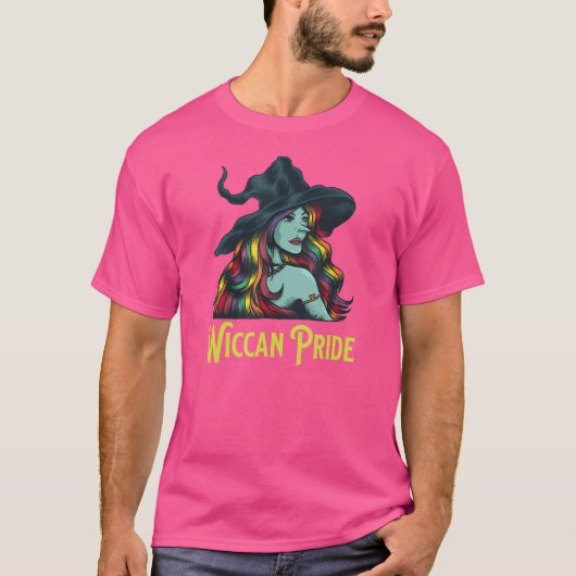 Wiccan Pride Pagan Witch Witchcraft Wiccan Witch A T-shirt (Voorkant)