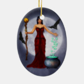 Wiccan Princess Halloween Ornament (Achterkant)