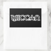 Wiccan Rechthoekige Sticker (Tas)